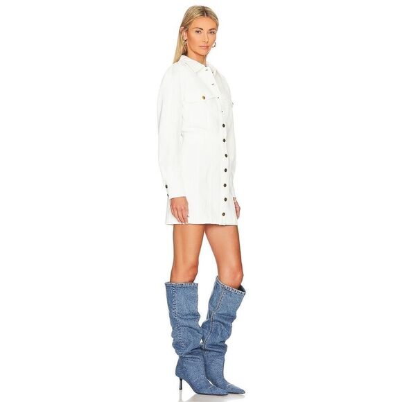 LOVERS & FRIENDS FRANKIE MINI DRESS BONE WHITE SIZE SMALL MSRP $228 - Picture 3 of 11